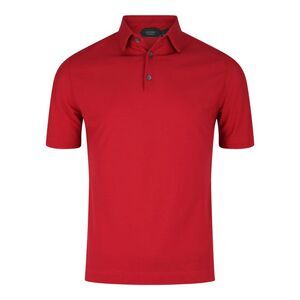 Slowear Zanone Slim-Fit Polo Shirt Red Mens
